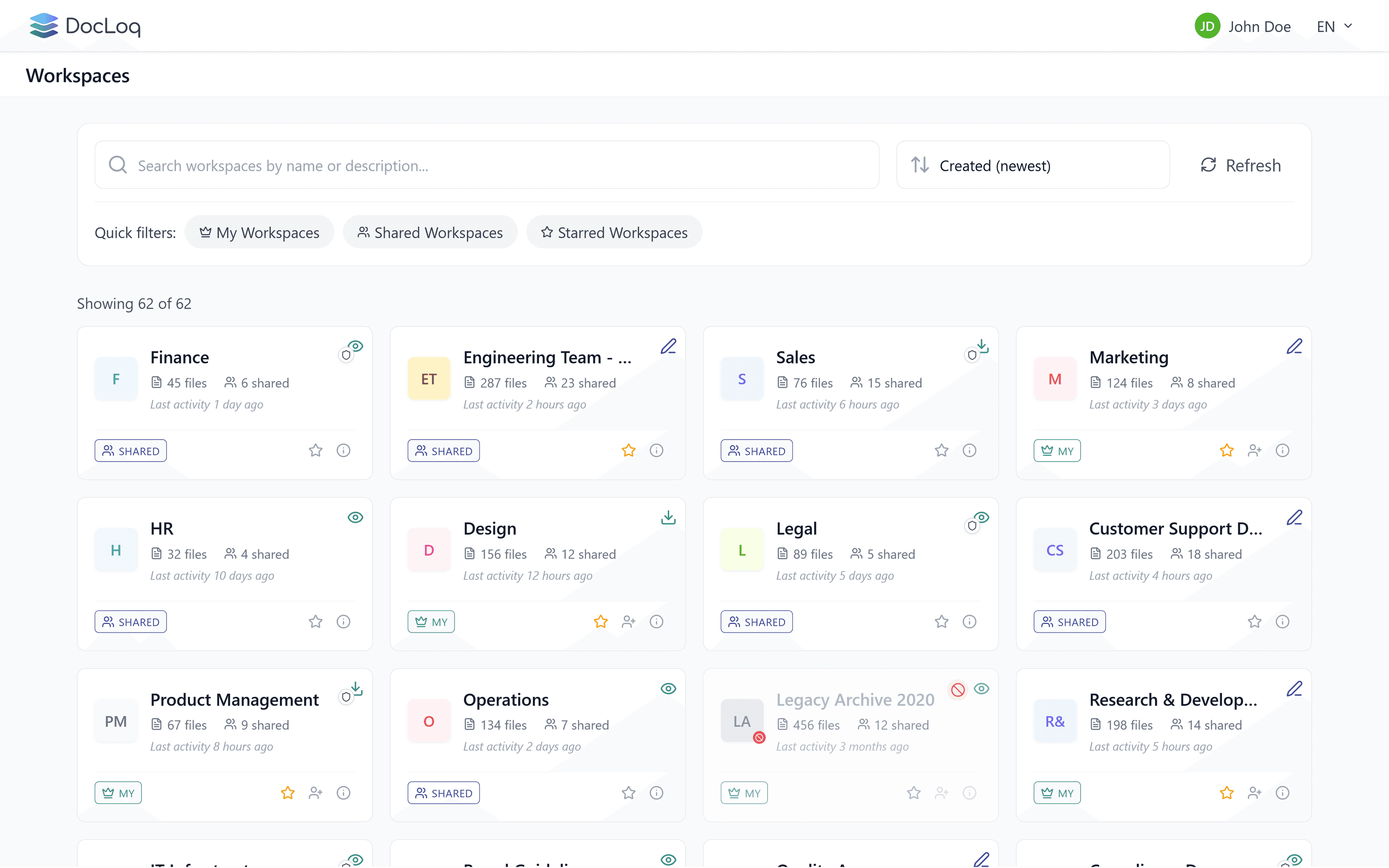 DocLoq Application Screenshot